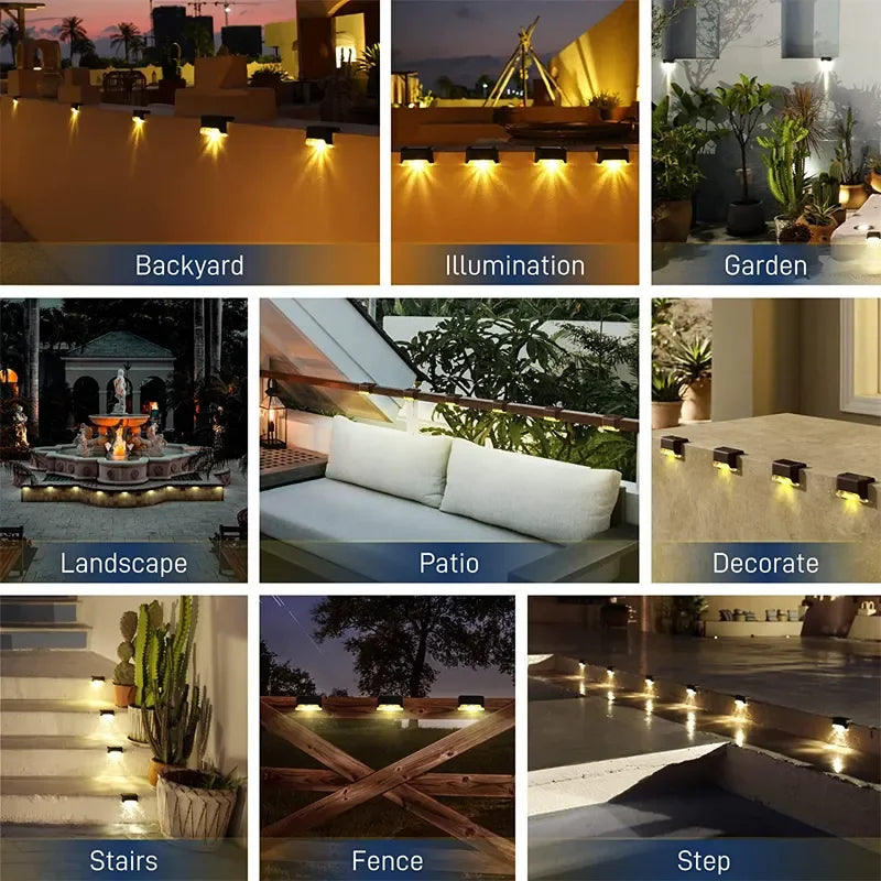 Solar Glow Step Lamps