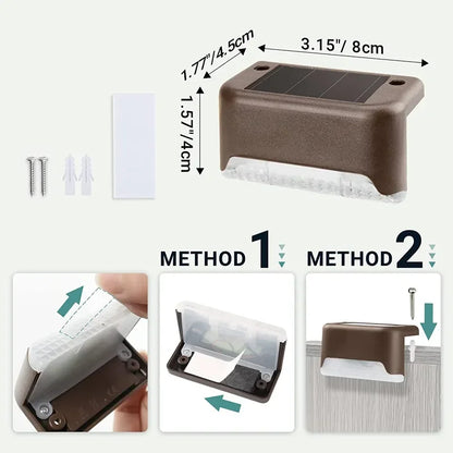 Solar Glow Step Lamps
